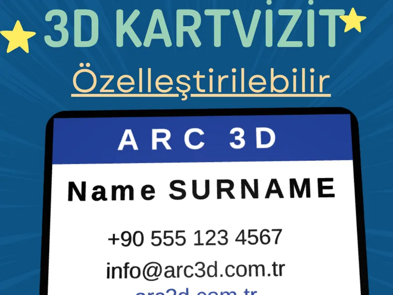 Modern Kartvizit / İsimlik