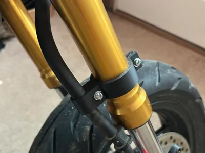 Honda Grom Brake Line Hold Bracket