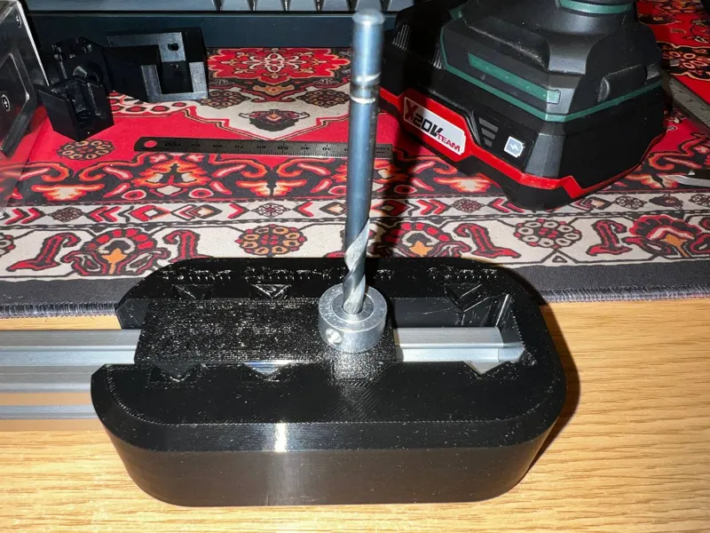 2020 extrusion drill/tap jig/holder 10/40/60/80mm