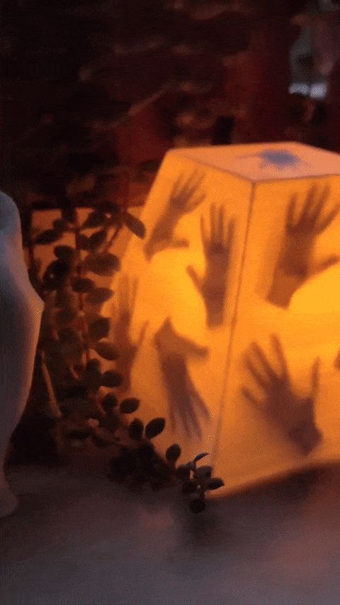 SHADOW OF HANDS