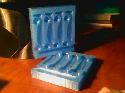 shad soft plastic mold for fishing
