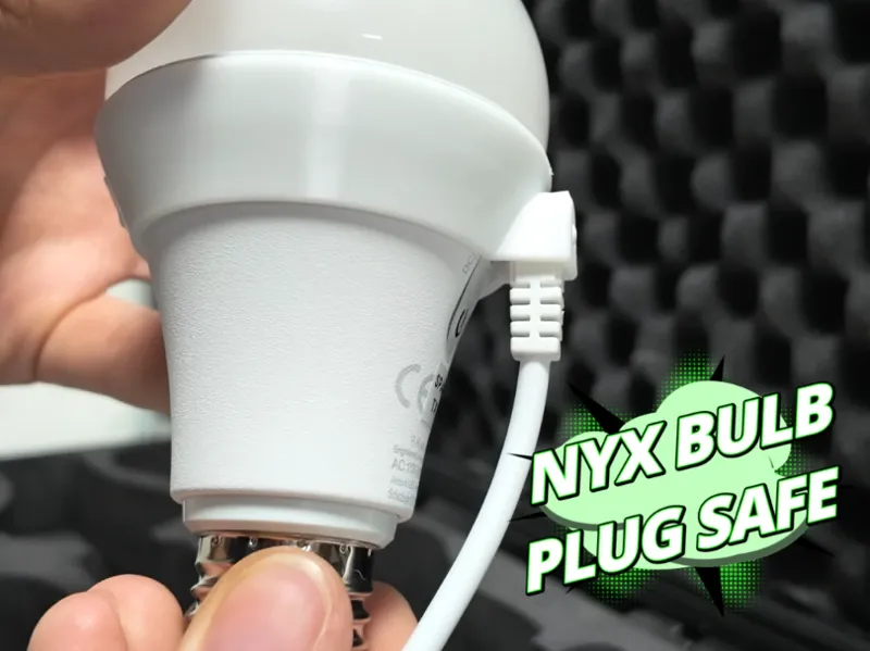 NyxBulb Plug Safe