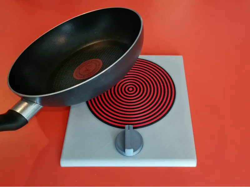 Single stove with HOT/COLD plate