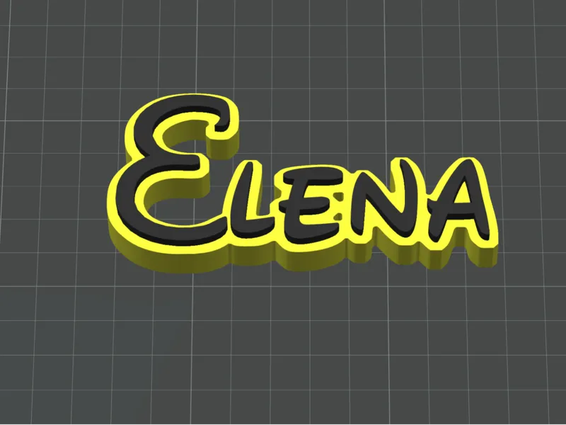 nome Elena in font Disne
