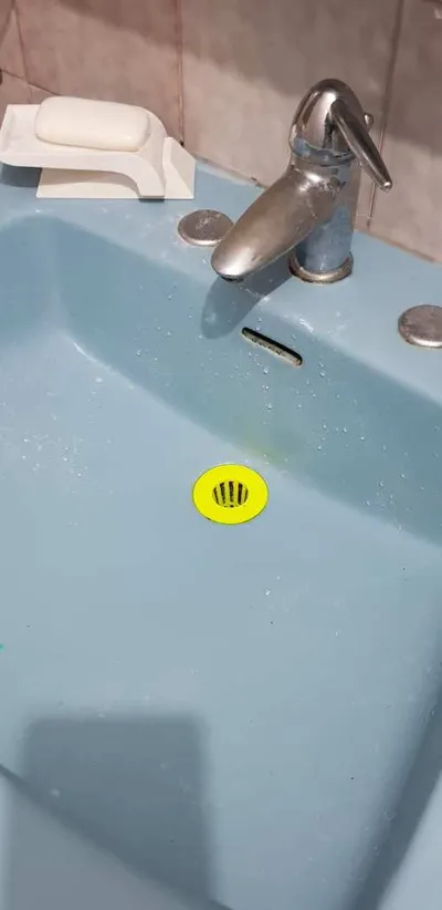 Bathroom water sink drain filter