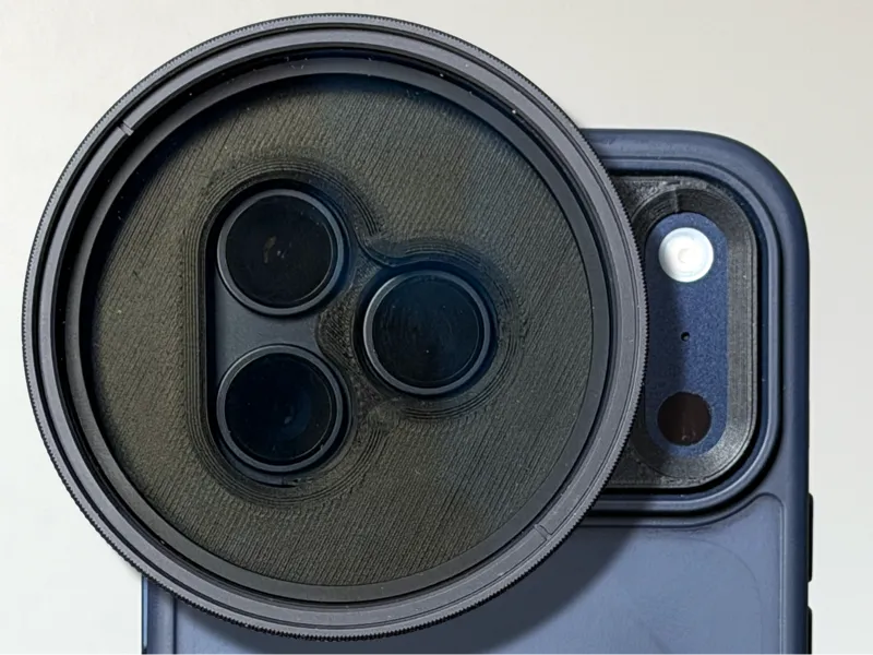 Filter Mount for iPhone 17 Pro and Max - 58mm/67mm