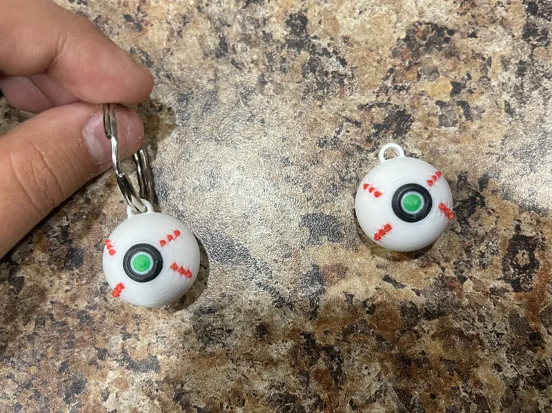 mini eyeball-keychains