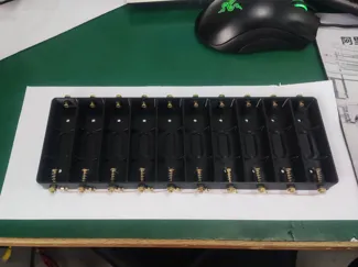 18650 21700通用电池盒 10节款
