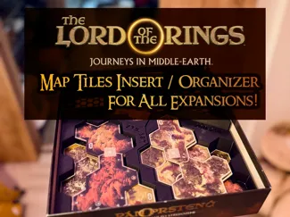 LOTR Journeys in Middle-earth Map Organizer/Insert