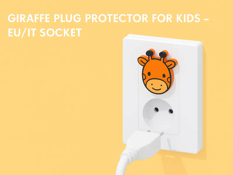Giraffe Plug Protector for Kids – EU/IT Socket