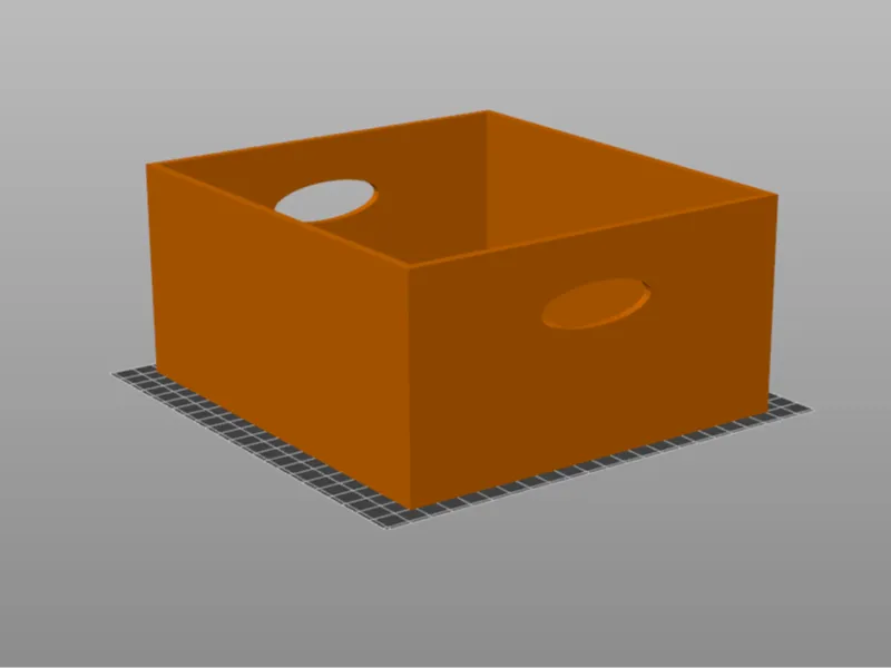 Cardboard box with cover