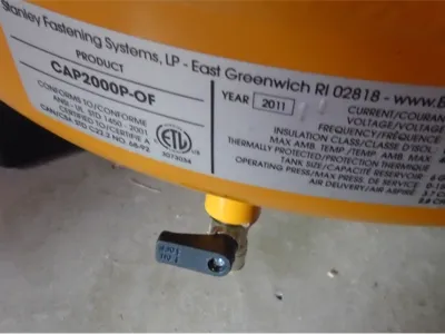 Bostitch Compressor Drain Handle