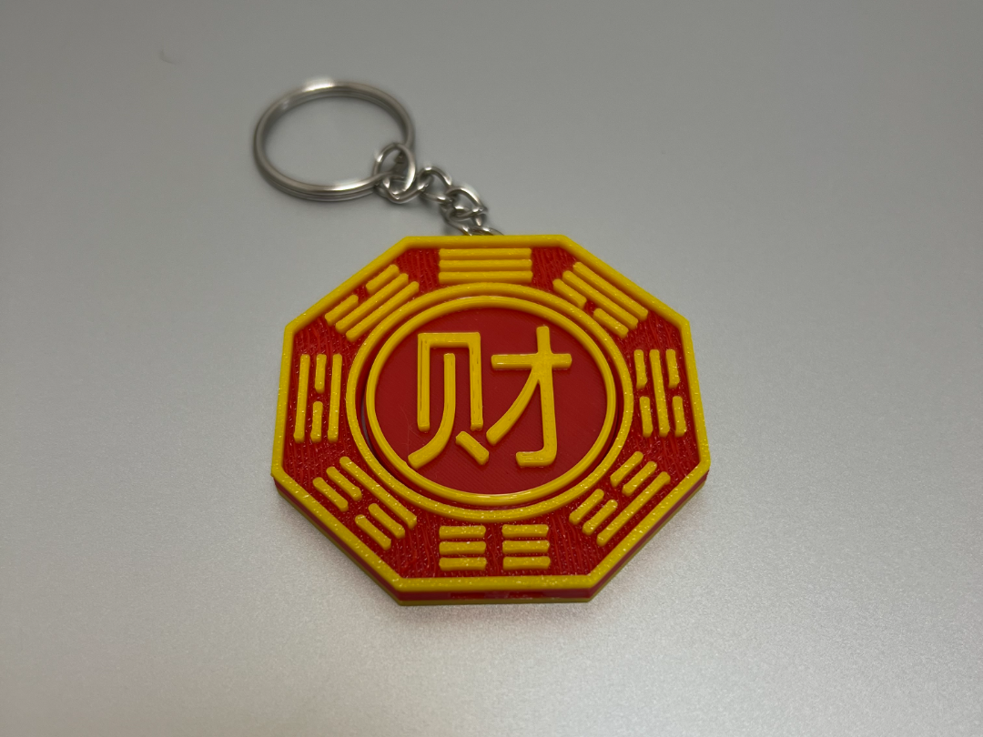 立体旋转八方来财（八卦版）
