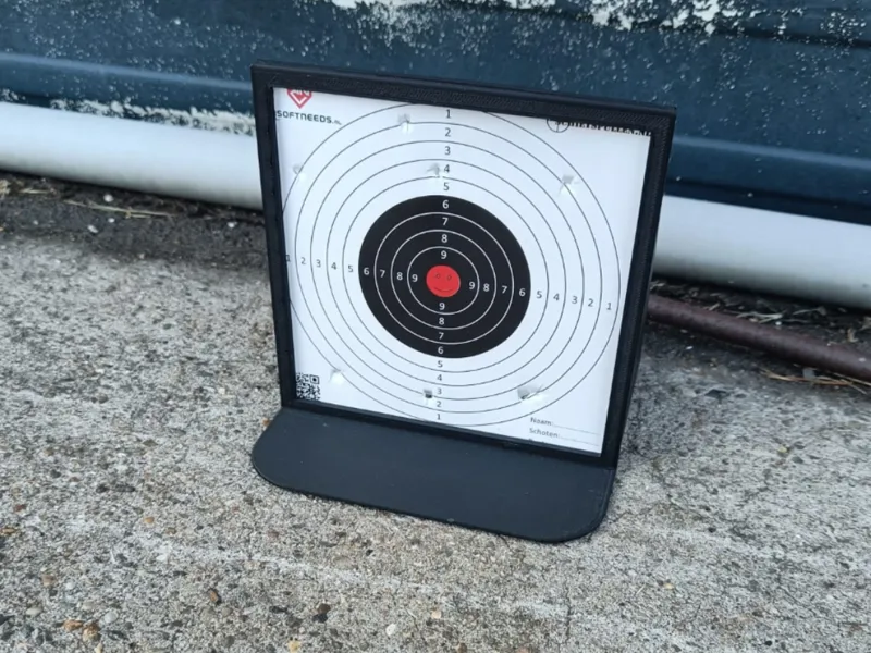 Airsoft Target Stand 140×140 mm Card Fit