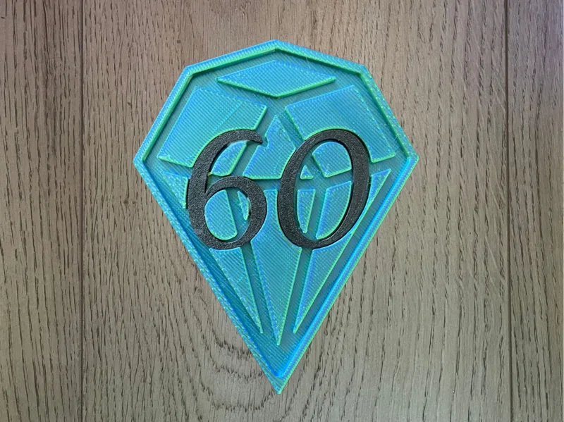 60 year wedding anniversary coasters