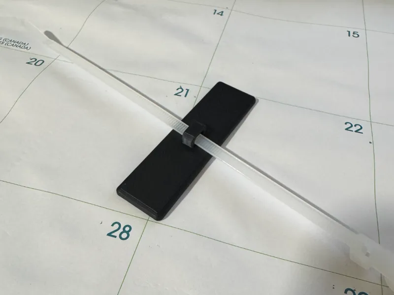Command Strip Zip Tie Mount