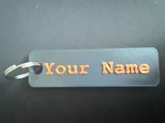 custom name keychain