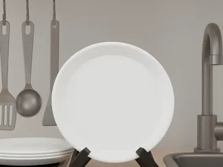 Play kitchen plate