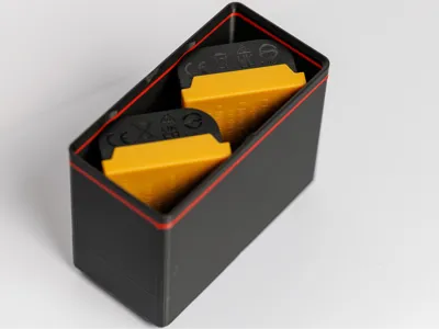 LP-E6 Holder x2 Gridfinity 2x1x9
