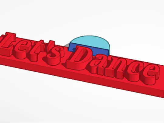 Lets Dance Keychain