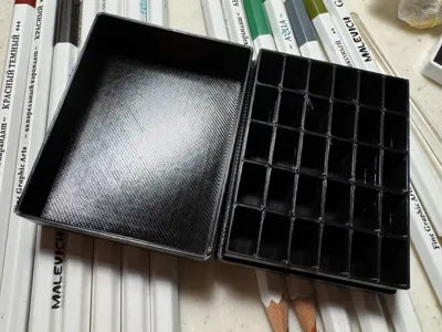 Parametric box for stamps