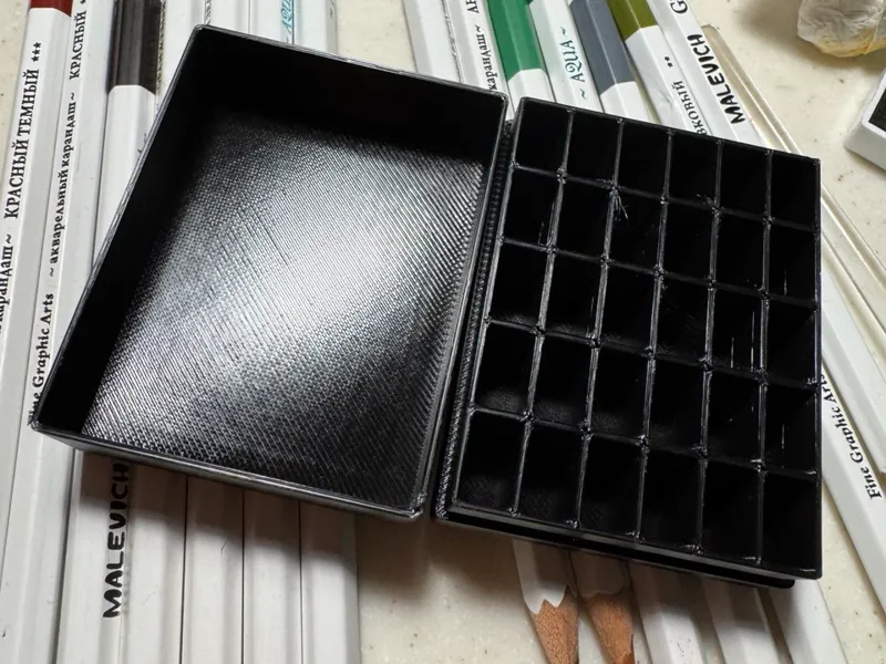 Parametric box for stamps
