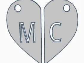 Llavero corazón