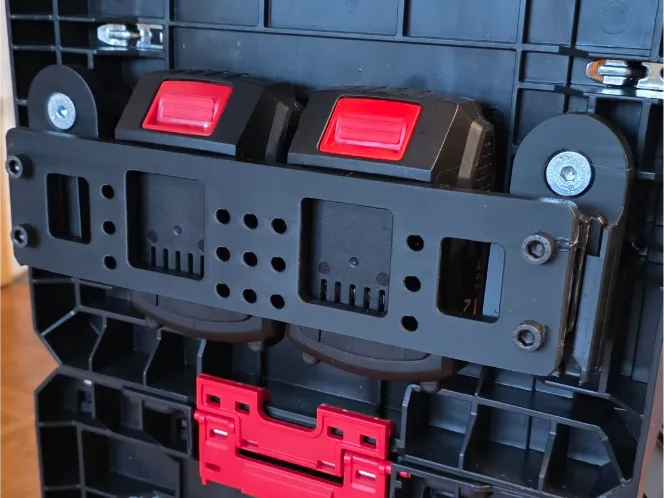 QBrick Scheppach battery mount 20v 2Ah