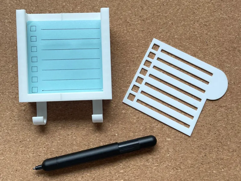 Post-it Holder for Ikea Skadis