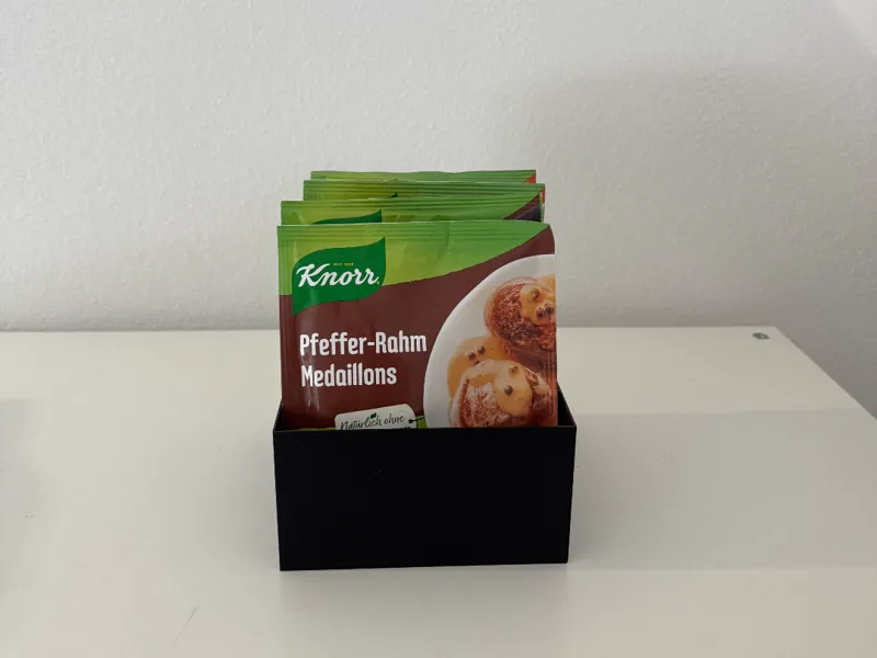 Tütchenhalter Maggi, Knorr