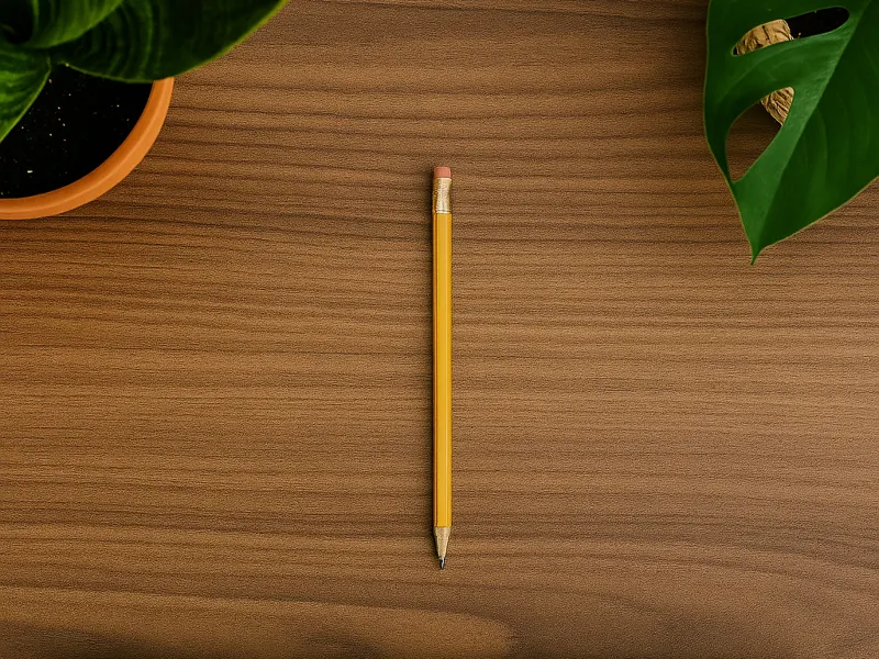 Simple pencil holder