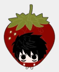 berry cute version keychain