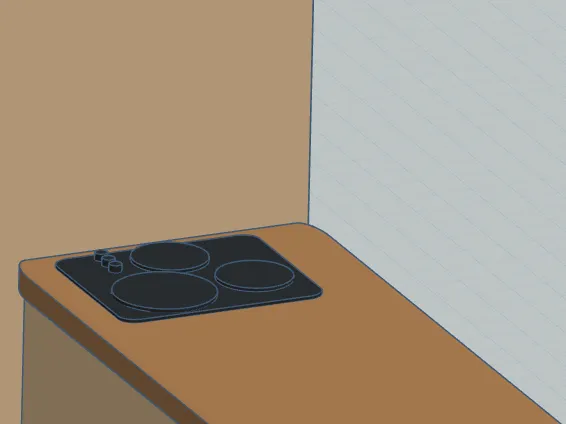 Minature Model Stovetop/ cooktop
