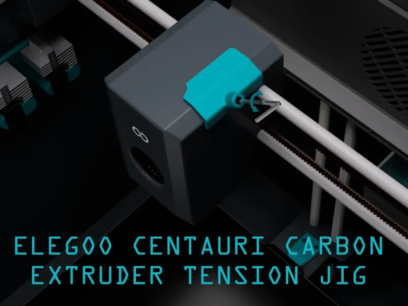 Elegoo Centauri Carbon Extruder Tension Drill Jig