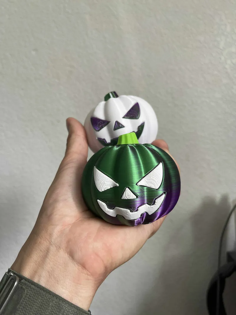 Jack-o'-lantern Pumpkin (For Non-AMS Printers)