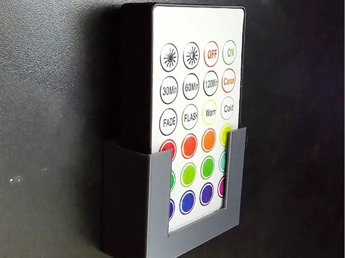 Magnetic Holder for Thick LED Remote