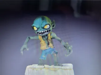 zombie on a pedestal