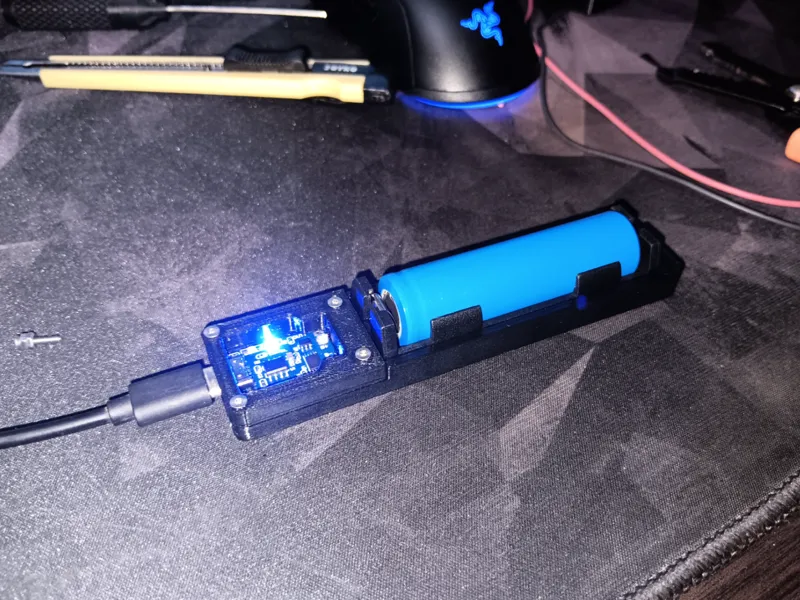 18650 - 1S1P TP4056