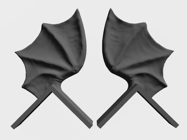 Bat wings for your doorframe