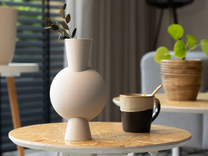 Vase CLEO - Sculptural Oval Vase