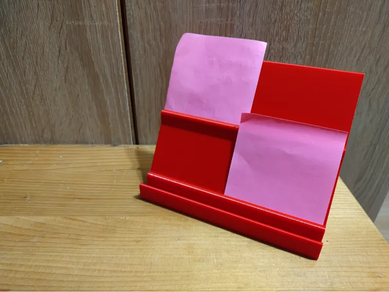 Monitor holder for notepads