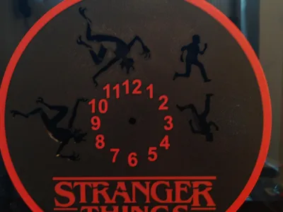 wall clock  stranger things