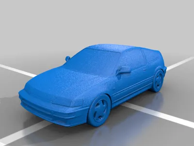 Honda civic crx model