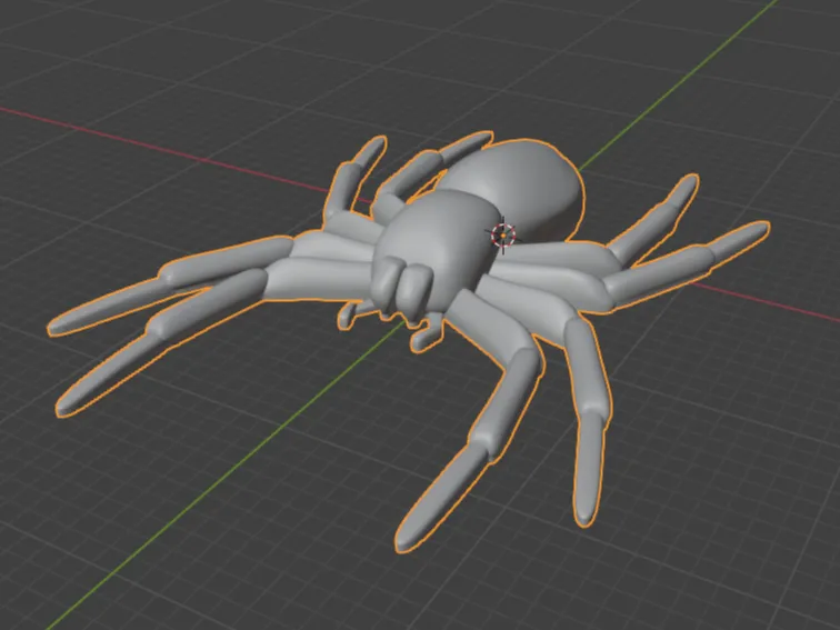 Minimal Halloween Spider