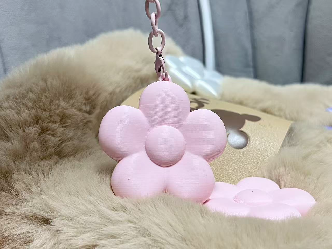 花花挂件钥匙扣