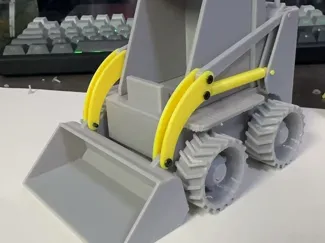 推土机模型玩具