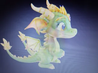 dragon with two tails