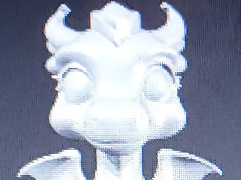 blue dragon with jewel in his forehead