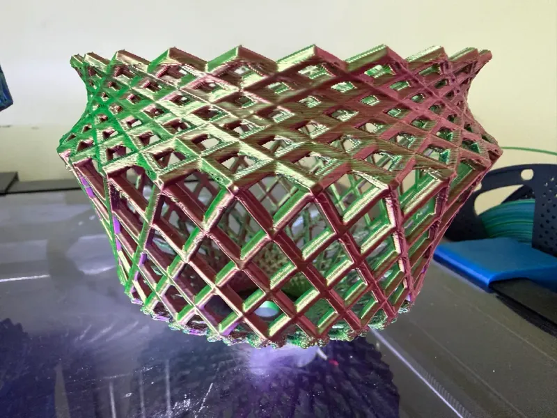 Basket w/ Woven Texture