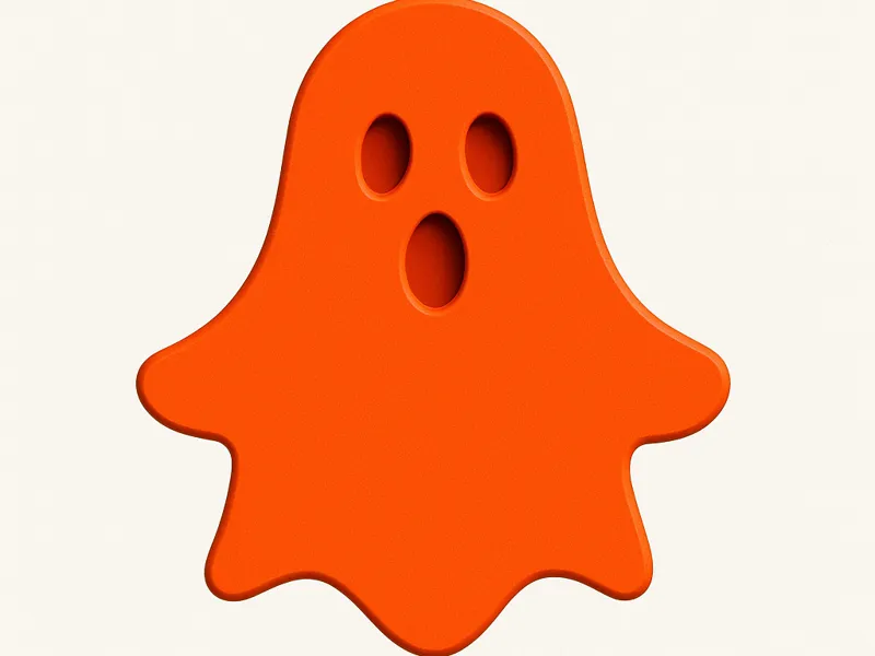 fantasma minimalista de halloween